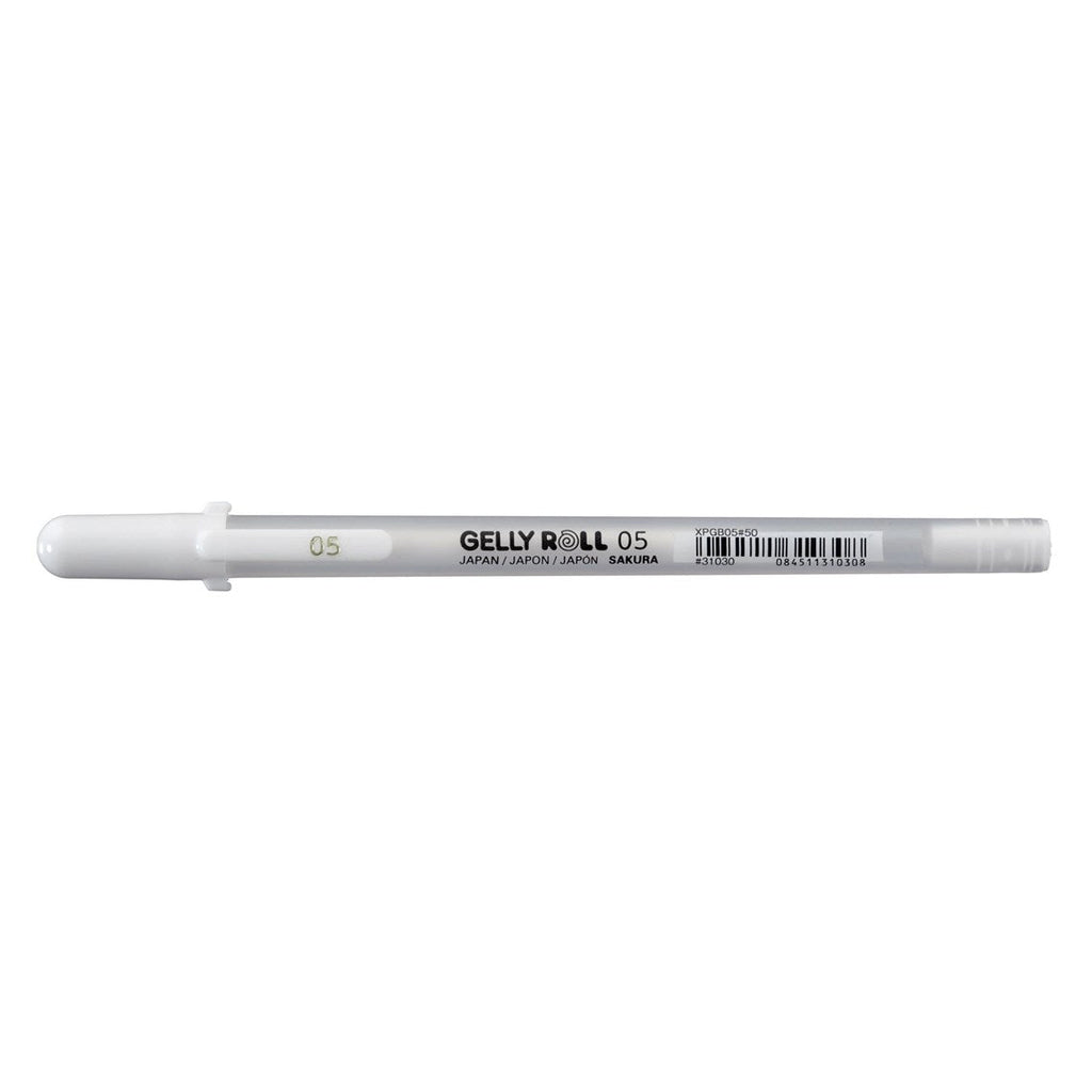Sakura White Basic Gelly Roll (fine - size 5)