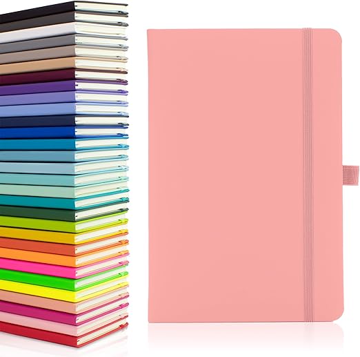 Planoova Notes London Eco A5 Hardcover Notebook – Lined, Dark Grey