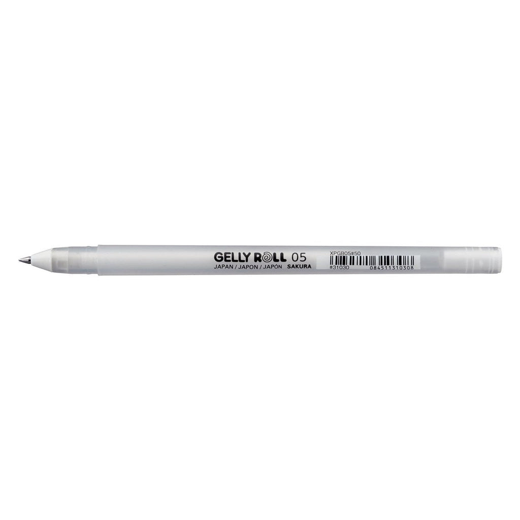 Sakura White Basic Gelly Roll (fine - size 5)