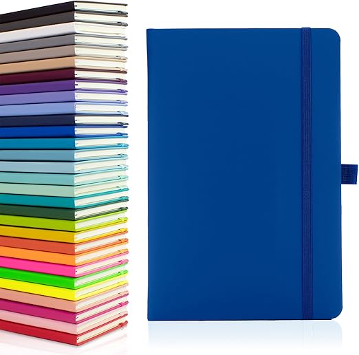 Planoova Notes London Eco A5 Hardcover Notebook – Lined, Dark Grey