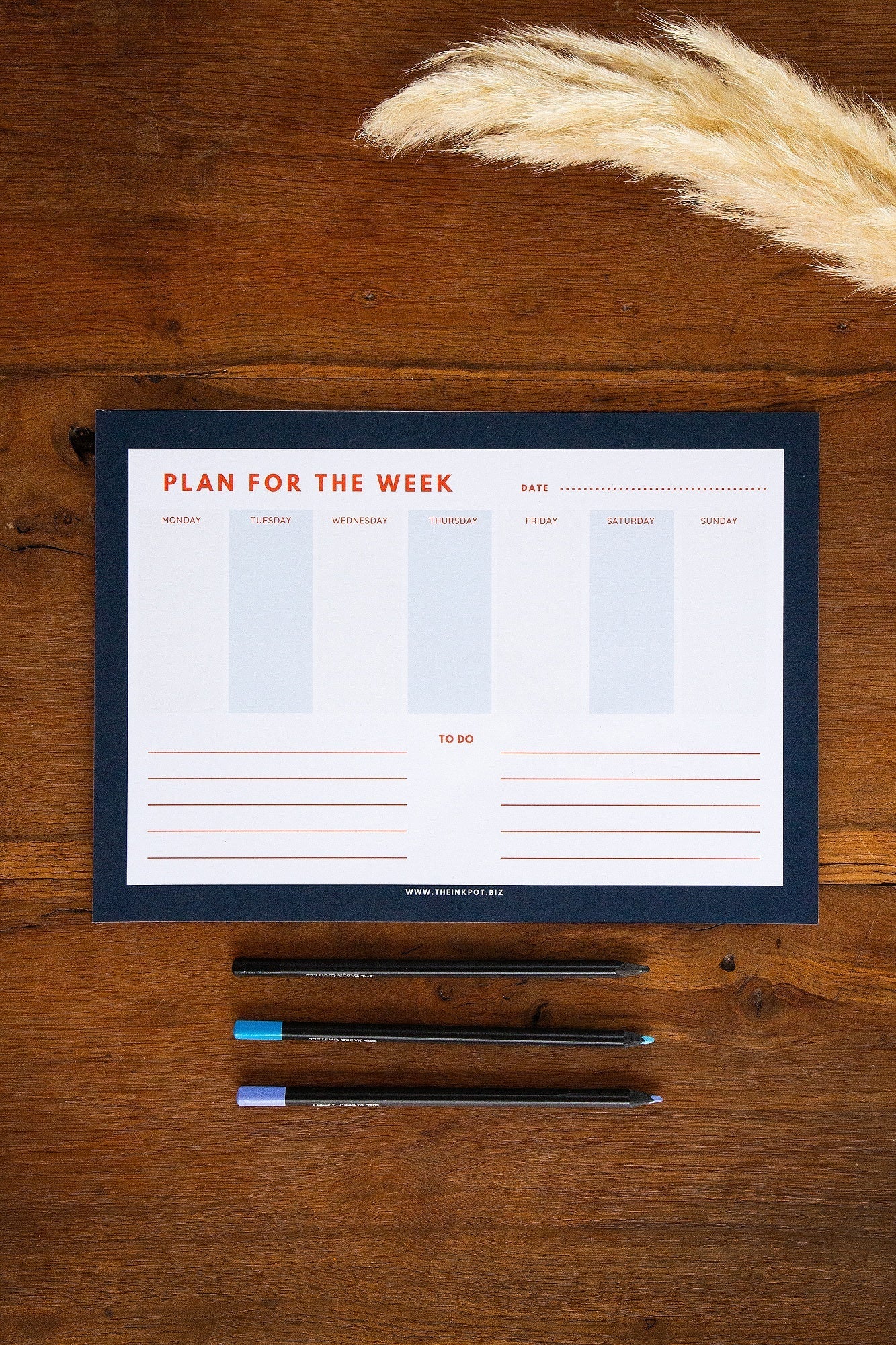 A4 Weekly Planner Pad