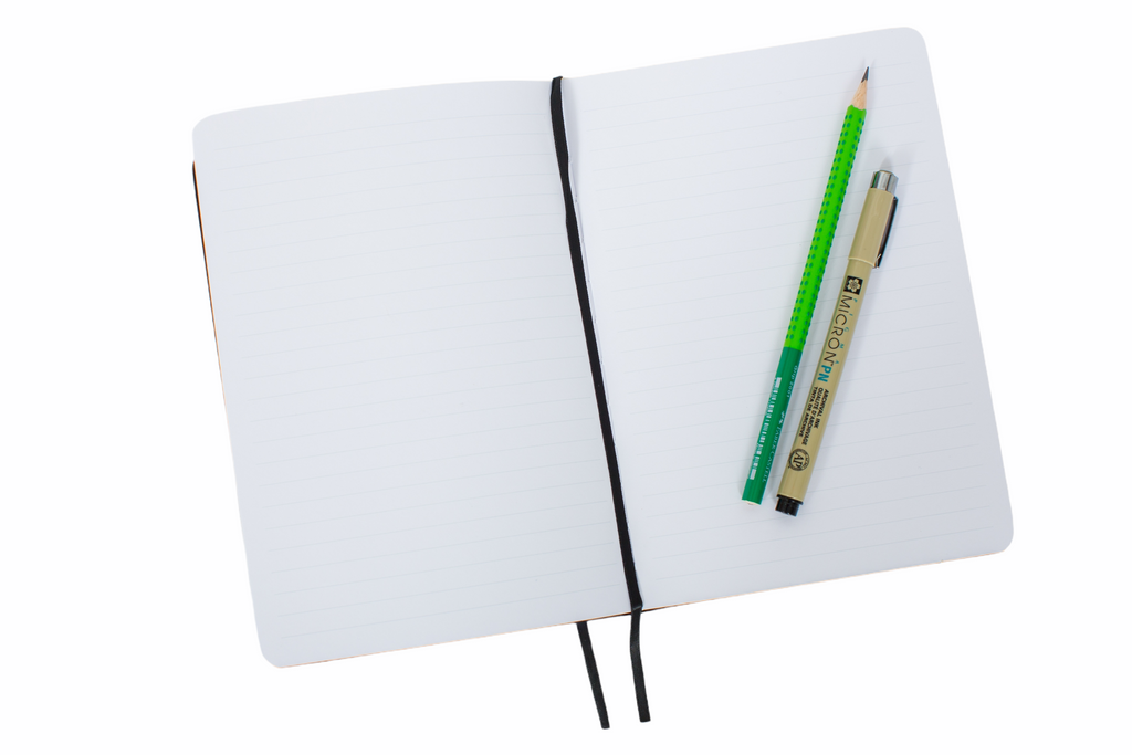 A5 Lined Faux Leather Notebook (Customisable)