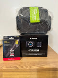 Canon EOS R50 V Mirrorless Camera Kit RF-S 14-30mm Lens Bag Card