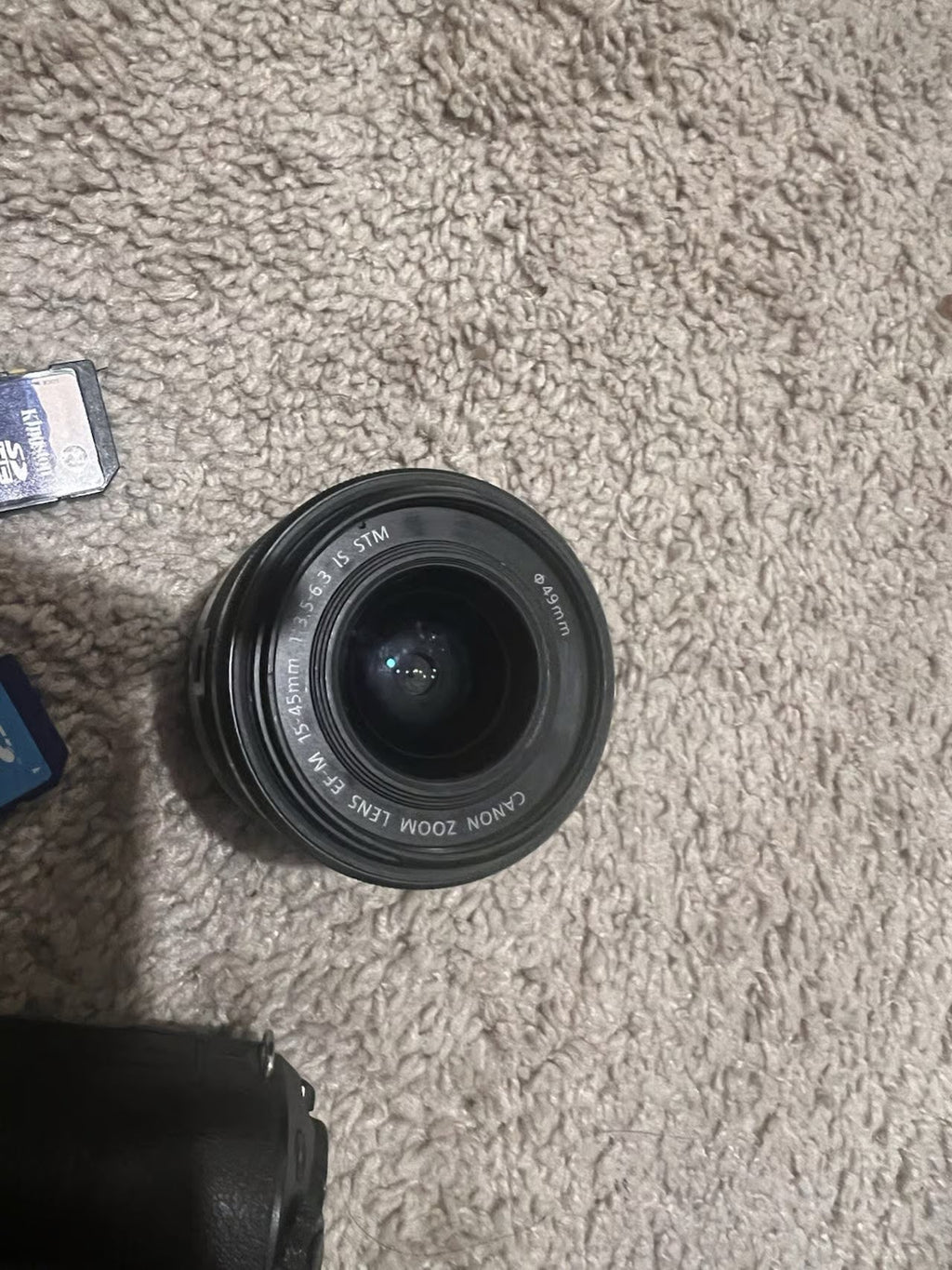 Canon EOS M50 Mirrorless Camera with 15-45mm Lens Battery Charger 24.1MP 4K