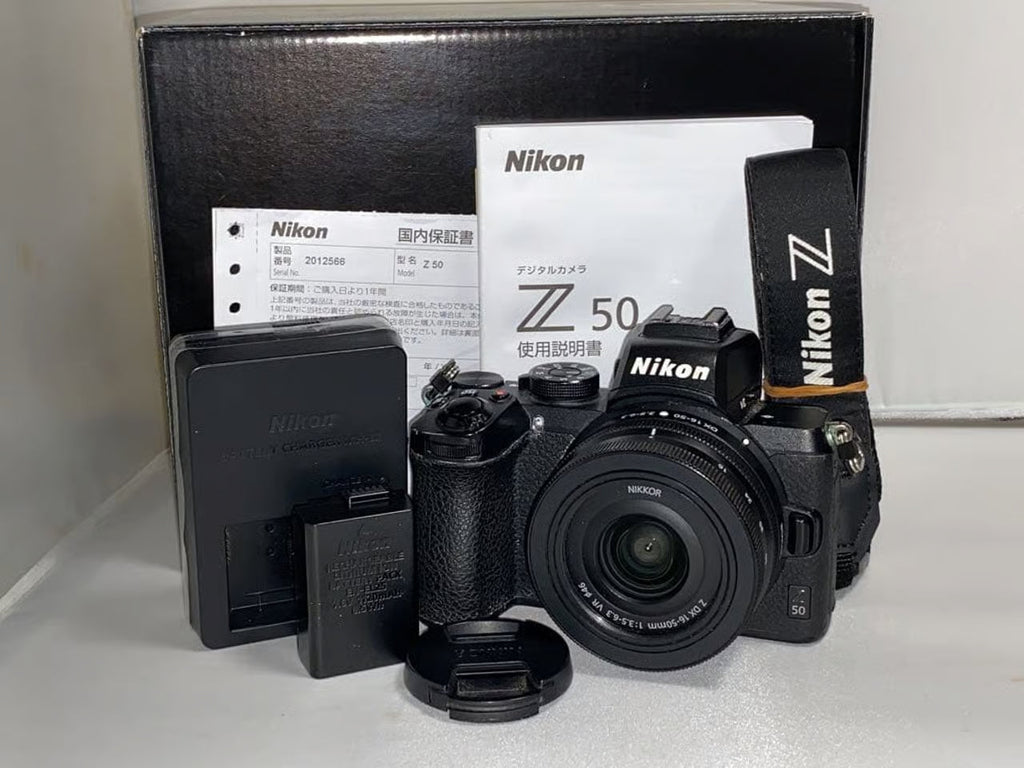 Nikon Z50 Mirrorless Camera Bundle 16-50mm VR Lens Travel Photography Kit
