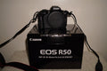 Canon EOS R50 Mirrorless Camera Kit 18-45mm & 55-210mm Lenses 24.2MP 4K WiFi