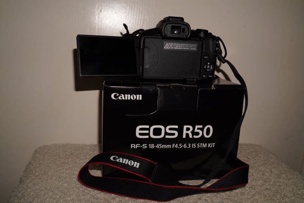 Canon EOS R50 Mirrorless Camera Kit 18-45mm & 55-210mm Lenses 24.2MP 4K WiFi