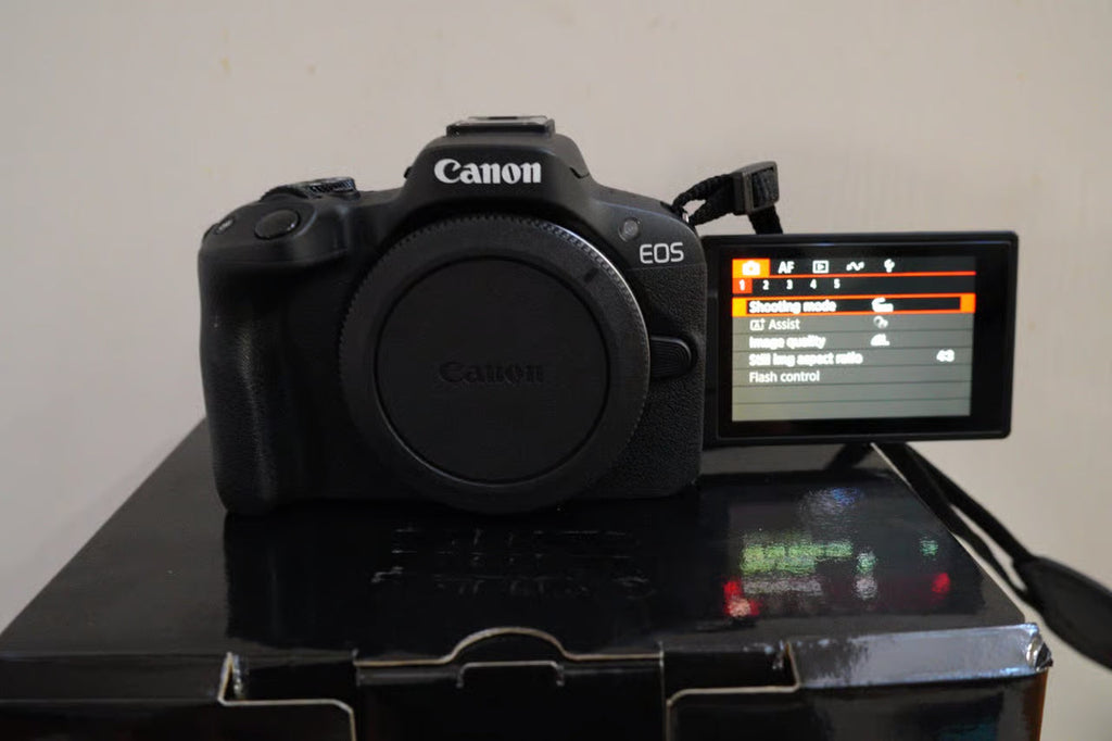 Canon EOS R50 Mirrorless Camera Kit 18-45mm & 55-210mm Lenses 24.2MP 4K WiFi