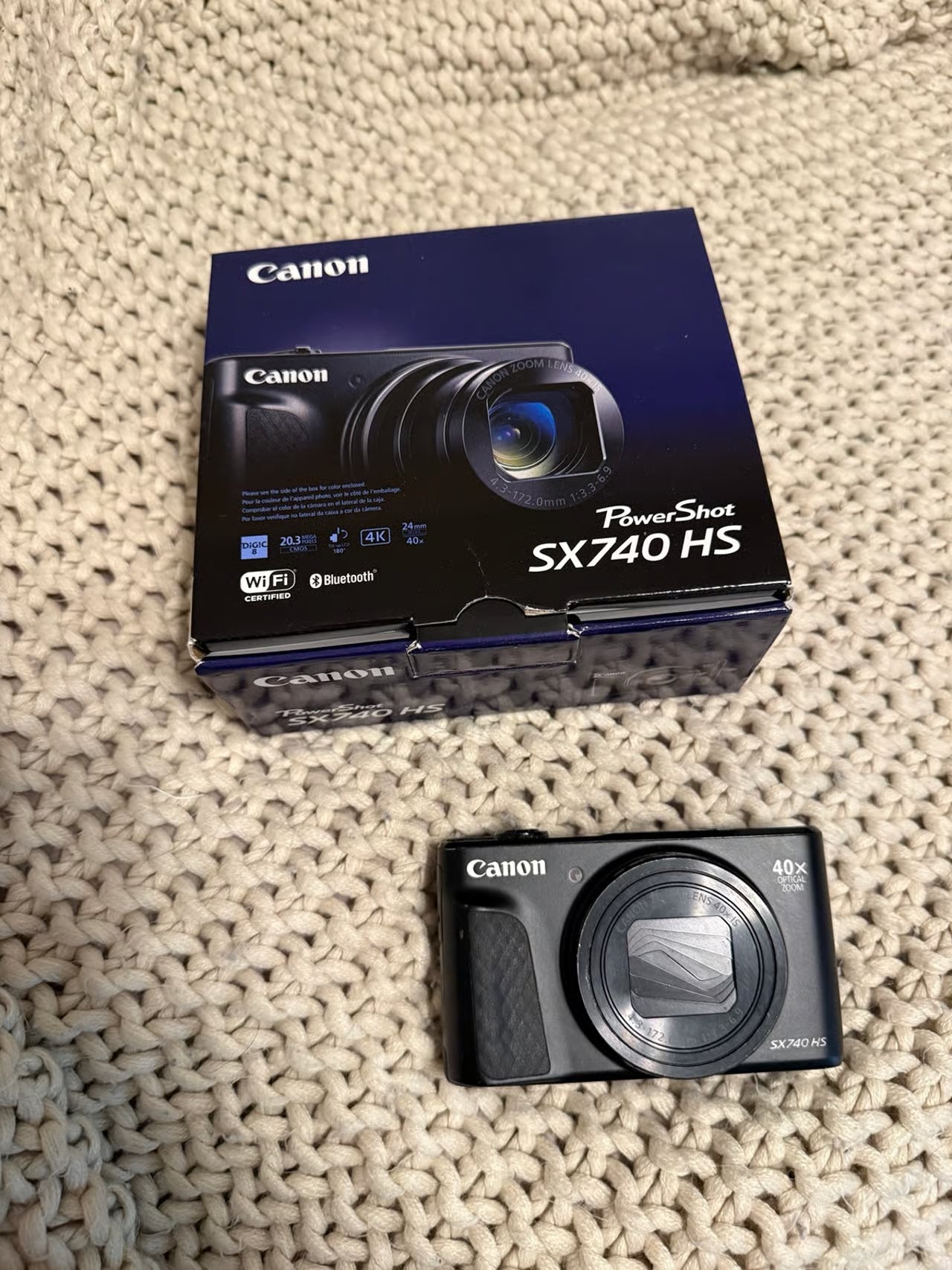 Canon PowerShot SX740 HS Compact Camera with 40x Optical Zoom