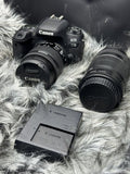 Canon EOS 77D 24.2 MP Digital Slr Camera with EF-S 18-55mm + ef-s 55-250mm Lenses